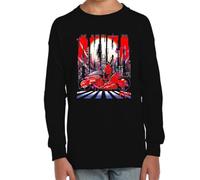 the Fan Tee Camiseta Infantil Manga Larga de Niño Niña Dibujos Animados Akira Animación Japonesa, Poderes Mentales, Rebelión Juvenil 005 10 años