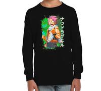 the Fan Tee Camiseta Infantil Manga Larga de Niño Niña Dibujos Animados Fairy Mago Cazador De Dragones, Aventurero, Anime, Accion, Manga 002 4 años