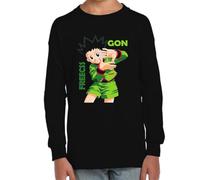 the Fan Tee Camiseta Infantil Manga Larga de Niño Niña Dibujos Animados Hunter Explorar, Criaturas Raras, Tesoros, GON Free 007 10 años