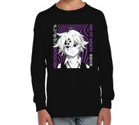 the Fan Tee Camiseta Infantil Manga Larga de Niño Niña Dibujos Animados Pecados Capitales La Avaricia,Rey de Las Hadas,Gigante El Orgullo, Misterioso y Emocionalmente,Hechicera 006 8 años