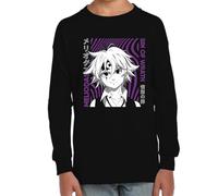 the Fan Tee Camiseta Infantil Manga Larga de Niño Niña Dibujos Animados Pecados Capitales La Avaricia,Rey de Las Hadas,Gigante El Orgullo, Misterioso y Emocionalmente,Hechicera 007 8 años