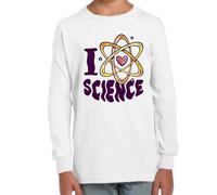 the Fan Tee Camiseta Infantil Manga Larga de Niño Niña Educacion Fisica Ciencias, Átomo, Movimiento, Fuerza, Tiempo, Espacio, Energía y Masa. 004 12 años