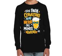 the Fan Tee Camiseta Infantil Manga Larga de Niño Niña Fechas Especiales Dia del Padre Eres Nuestro Ejemplo Papá, Nuestro superhéroe sin Capa 046 8 años