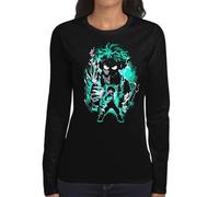 the Fan Tee Camiseta Manga Larga de Mujer My Hero Academia Deku Plus Ultra Boku no Hero Anime Manga 006 S
