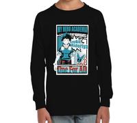 the Fan Tee Camiseta Manga Larga de NIÑOS NIÑAS My Hero Academia Deku Plus Ultra Boku no Hero Anime Manga 013 7-8 Años