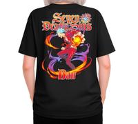 the Fan Tee Camiseta Oversize de Adulto Doble Impresion de Mujer Dibujos Animados Pecados Capitales La Avaricia,Rey de Las Hadas,Gigante El Orgullo, Misterioso y Emocionalmente,Hechicera 016 S