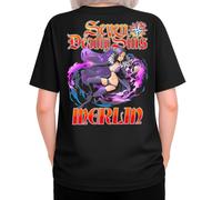 the Fan Tee Camiseta Oversize de Adulto Doble Impresion de Mujer Dibujos Animados Pecados Capitales La Avaricia,Rey de Las Hadas,Gigante El Orgullo, Misterioso y Emocionalmente,Hechicera 018 3XL