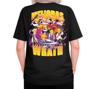 the Fan Tee Camiseta Oversize de Adulto Doble Impresion de Mujer Dibujos Animados Pecados Capitales La Avaricia,Rey de Las Hadas,Gigante El Orgullo, Misterioso y Emocionalmente,Hechicera 010 XL