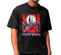 the Fan Tee Camiseta Oversize de Hombre Dibujos Animados Akira Animación Japonesa, Poderes Mentales, Rebelión Juvenil 005 XL