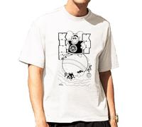 the Fan Tee Camiseta Oversize de Hombre Dibujos Animados Dragon Bola Ball Anime Manga Goku Vegeta 458 L
