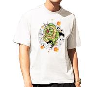 the Fan Tee Camiseta Oversize de Hombre Dibujos Animados Dragon Bola Ball Anime Manga Goku Vegeta 484 S