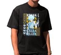 the Fan Tee Camiseta Oversize de Hombre Dibujos Animados Hunter Explorar, Criaturas Raras, Tesoros, GON Free 023 XS