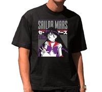 the Fan Tee Camiseta Oversize de Hombre Dibujos Animados Sailor Moon El Poder de La Luna, Jupter, Marte, Venus,Retro 002 L