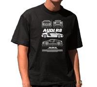 the Fan Tee Camiseta Oversize de Hombre Divertidas Coche Que Hacen Historia, Evolución sobre Ruedas, Legendarios, Clásicos 065 XS