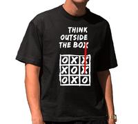 the Fan Tee Camiseta Oversize de Hombre Divertidas Divertidas diversión,Humor y Estilo Piensa Fuera de la Caja 429 XS