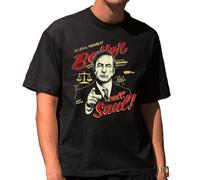 the Fan Tee Camiseta Oversize de Hombre Series Breaking White, Heisenberg, Química Letal, Say my Name, Los Pollos Hermanos 002 XL