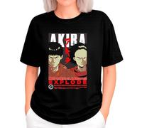 the Fan Tee Camiseta Oversize de Mujer Dibujos Animados Akira Animación Japonesa, Poderes Mentales, Rebelión Juvenil 002 XL