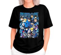 the Fan Tee Camiseta Oversize de Mujer Dibujos Animados Blue Lock Fútbol,Estrategia,Rivalidad Y El Delantero más egoísta y letal del Mundo 005 S