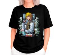 the Fan Tee Camiseta Oversize de Mujer Dibujos Animados Hunter Explorar, Criaturas Raras, Tesoros, GON Free 026 S