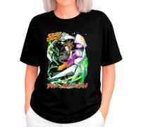 the Fan Tee Camiseta Oversize de Mujer Dibujos Animados Shaman Chamanes King, Espíritus, Torneo, Rey Chamán 003 S