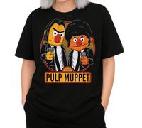 the Fan Tee Camiseta Oversize de Mujer Divertidas Divertidas diversión,Humor y Estilo Los Muppets Epi& Blas 458 XL
