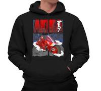 the Fan Tee Sudadera Adulto con Capucha de Hombre Dibujos Animados Akira Animación Japonesa, Poderes Mentales, Rebelión Juvenil 001 3XL