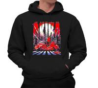 the Fan Tee Sudadera Adulto con Capucha de Hombre Dibujos Animados Akira Animación Japonesa, Poderes Mentales, Rebelión Juvenil 005 3XL