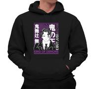 the Fan Tee Sudadera Adulto con Capucha de Hombre Dibujos Animados Demon Cazadores de Demonios, técnicas de respiración, Silencio del Agua, Danza del Dios del Fuego 034 4XL