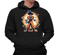 the Fan Tee Sudadera Adulto con Capucha de Hombre Dibujos Animados Dragon Bola Ball Anime Manga 568 XXL