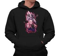 the Fan Tee Sudadera Adulto con Capucha de Hombre Dibujos Animados Dragon Bola Ball Anime Manga 607 XL