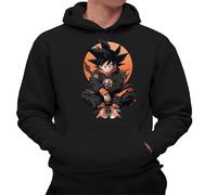 the Fan Tee Sudadera Adulto con Capucha de Hombre Dibujos Animados Dragon Bola Ball Anime Manga 707 4XL