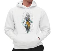 the Fan Tee Sudadera Adulto con Capucha de Hombre Dibujos Animados Dragon Bola Ball Anime Manga Goku Vegeta 453 S