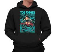 the Fan Tee Sudadera Adulto con Capucha de Hombre Dibujos Animados Family El Espía Legendario, La Esposa, La Hija Telépata, El Perro Bond 013 XS