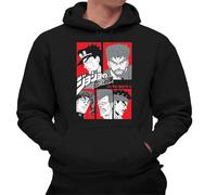 the Fan Tee Sudadera Adulto con Capucha de Hombre Dibujos Animados Jojo’s Bizarre Poses, Ora,MUDA, Adventure Joestar, Los Stands 004 L