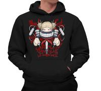 the Fan Tee Sudadera Adulto con Capucha de Hombre Dibujos Animados My Hero Academia Deku Plus Ultra Boku no Hero Toga Himiko 016 XXL