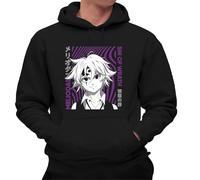 the Fan Tee Sudadera Adulto con Capucha de Hombre Dibujos Animados Pecados Capitales La Avaricia,Rey de Las Hadas,Gigante El Orgullo, Misterioso y Emocionalmente,Hechicera 007 XS