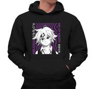 the Fan Tee Sudadera Adulto con Capucha de Hombre Dibujos Animados Pecados Capitales La Avaricia,Rey de Las Hadas,Gigante El Orgullo, Misterioso y Emocionalmente,Hechicera 006 3XL