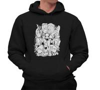 the Fan Tee Sudadera Adulto con Capucha de Hombre Dibujos Animados Shippuden Ninja 049 XXL