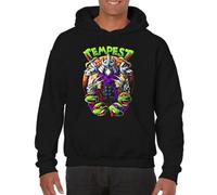 the Fan Tee Sudadera Adulto con Capucha de Hombre Dibujos Animados Tortugas Acción Mutante en Las Alcantarillas 029 L