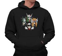 the Fan Tee Sudadera Adulto con Capucha de Hombre Dibujos Animados Zodiaco Caballeros de Atenea 104 3XL