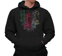 the Fan Tee Sudadera Adulto con Capucha de Hombre Dibujos Animados Zodiaco Caballeros de Atenea 113 M
