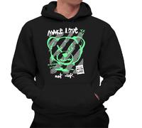 the Fan Tee Sudadera Adulto con Capucha de Hombre Divertidas Divertidas diversión,Humor y Estilo Oso Reveldia con Amor 415 S