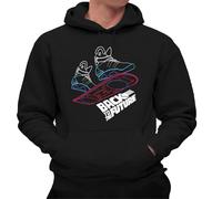 the Fan Tee Sudadera Adulto con Capucha de Hombre Peliculas Futuro volviendo al Futuro 035 L