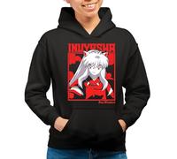 the Fan Tee Sudadera Adulto con Capucha de Mujer Dibujos Animados Anime Divertido Universo, Vibras de Manga, Mundo Otaku, Japan Fan Kanji, Inuyasha, Kagome 007 L