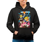 the Fan Tee Sudadera Adulto con Capucha de Mujer Dibujos Animados Anime Divertido Universo, Vibras de Manga, Mundo Otaku, Japan Fan Kanji, GENERACION DE LOS 90 009 M