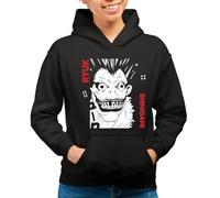 the Fan Tee Sudadera Adulto con Capucha de Mujer Dibujos Animados Death Note Juego psicológico,Poder del Cuaderno, la Justicia y la Mente Estratégica 002 XL