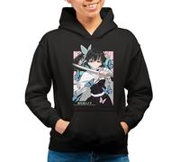 the Fan Tee Sudadera Adulto con Capucha de Mujer Dibujos Animados Demon Cazadores de Demonios, técnicas de respiración, Silencio del Agua, Danza del Dios del Fuego 005 L