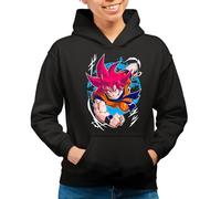 the Fan Tee Sudadera Adulto con Capucha de Mujer Dibujos Animados Dragon Bola Ball Anime Manga 801 XXL