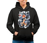 the Fan Tee Sudadera Adulto con Capucha de Mujer Dibujos Animados Haikyu Divertido El Pequeño Gigante, Tobio, Karasuno, Voleibol 003 XXL