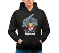 the Fan Tee Sudadera Adulto con Capucha de Mujer Dibujos Animados Metal Energía, Alquimia, Acero, Hermandad, Círculos Mágicos, Renacimiento, Fusión 006 XXL